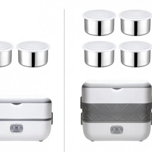 Lunch box portable 4 bol inox