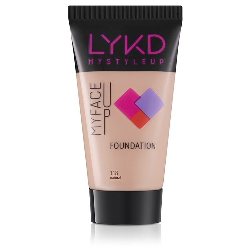 LYKD Matte Foundation 118 Natural