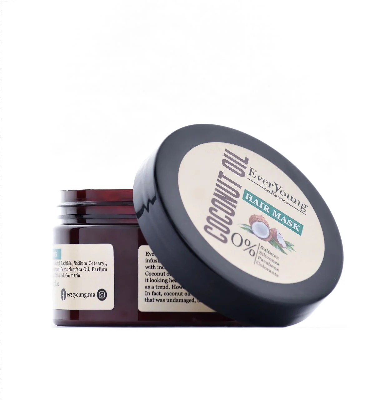 Masque cheveux hydratant Noix de Coco ( 250gr)