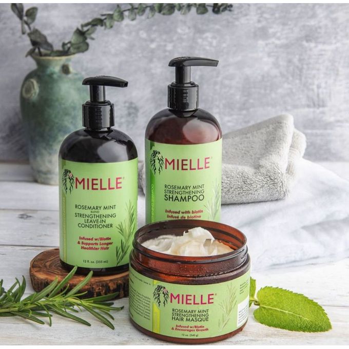 Mielle Organics Rosemary Mint Shampoing &amp; conditioner &amp; Masque