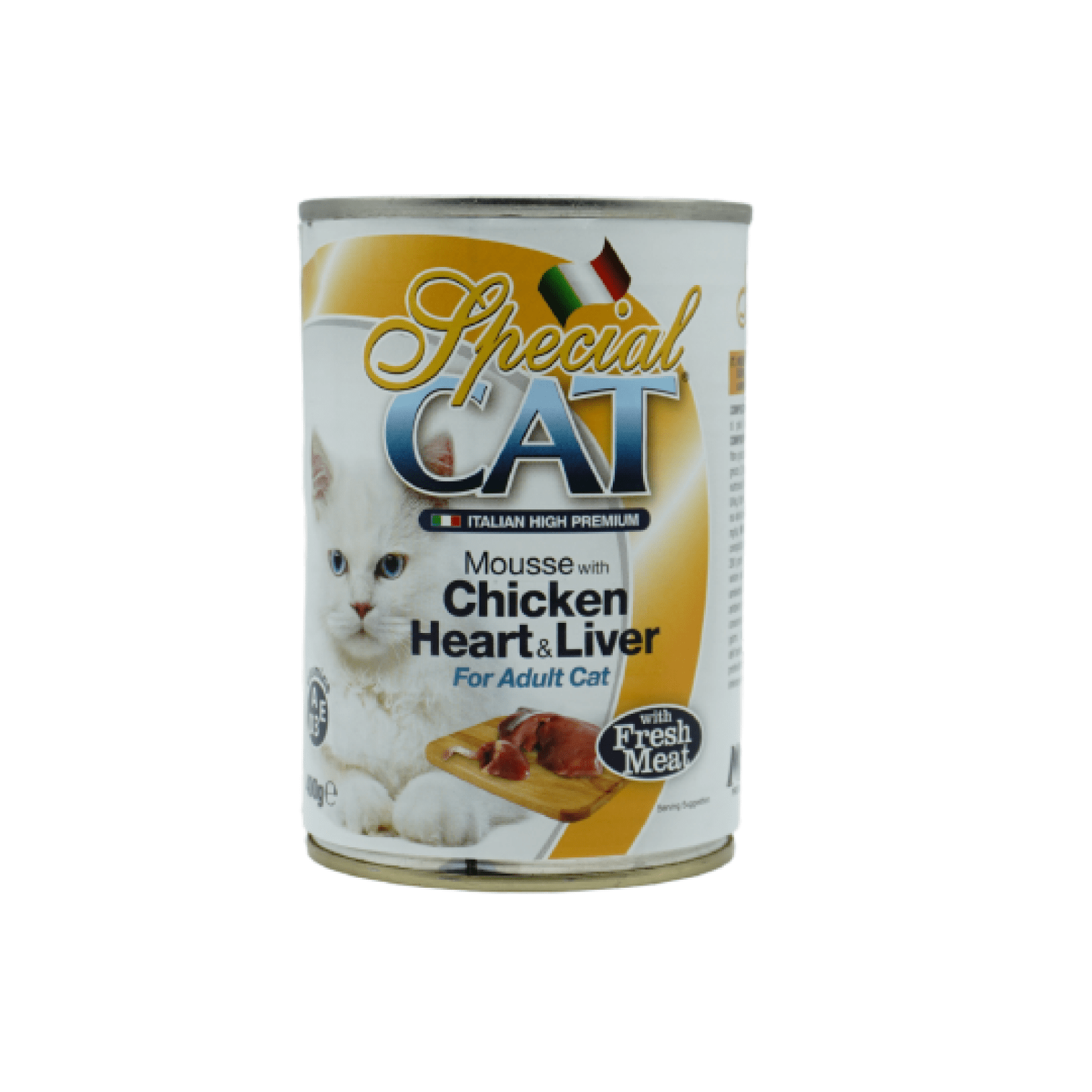 Mousse au Cœur de Poulet et Foie  – SPECIAL CAT