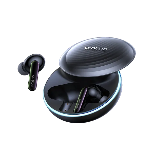Oraimo SpaceBuds, Écouteurs ANC 50dB, Réduction de Bruit, Commandes Vocales