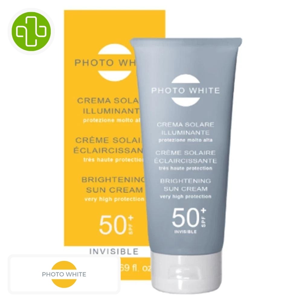 Photo White Crème Solaire Éclaircissante Spf50+ – 50ml