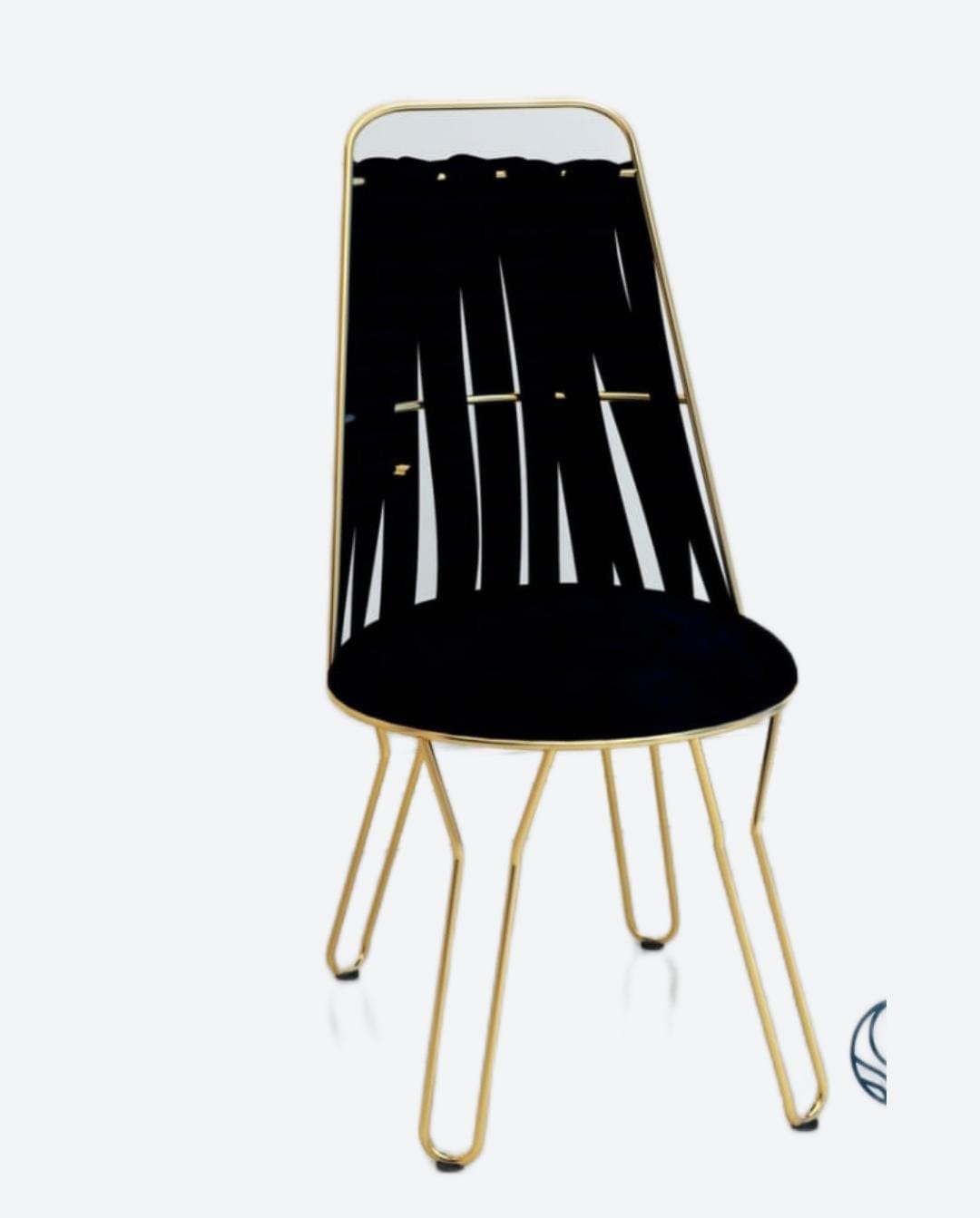 Populaire Fashion mobilier acier inoxydable Haut arrière chaise de salle à manger extérieure En vente