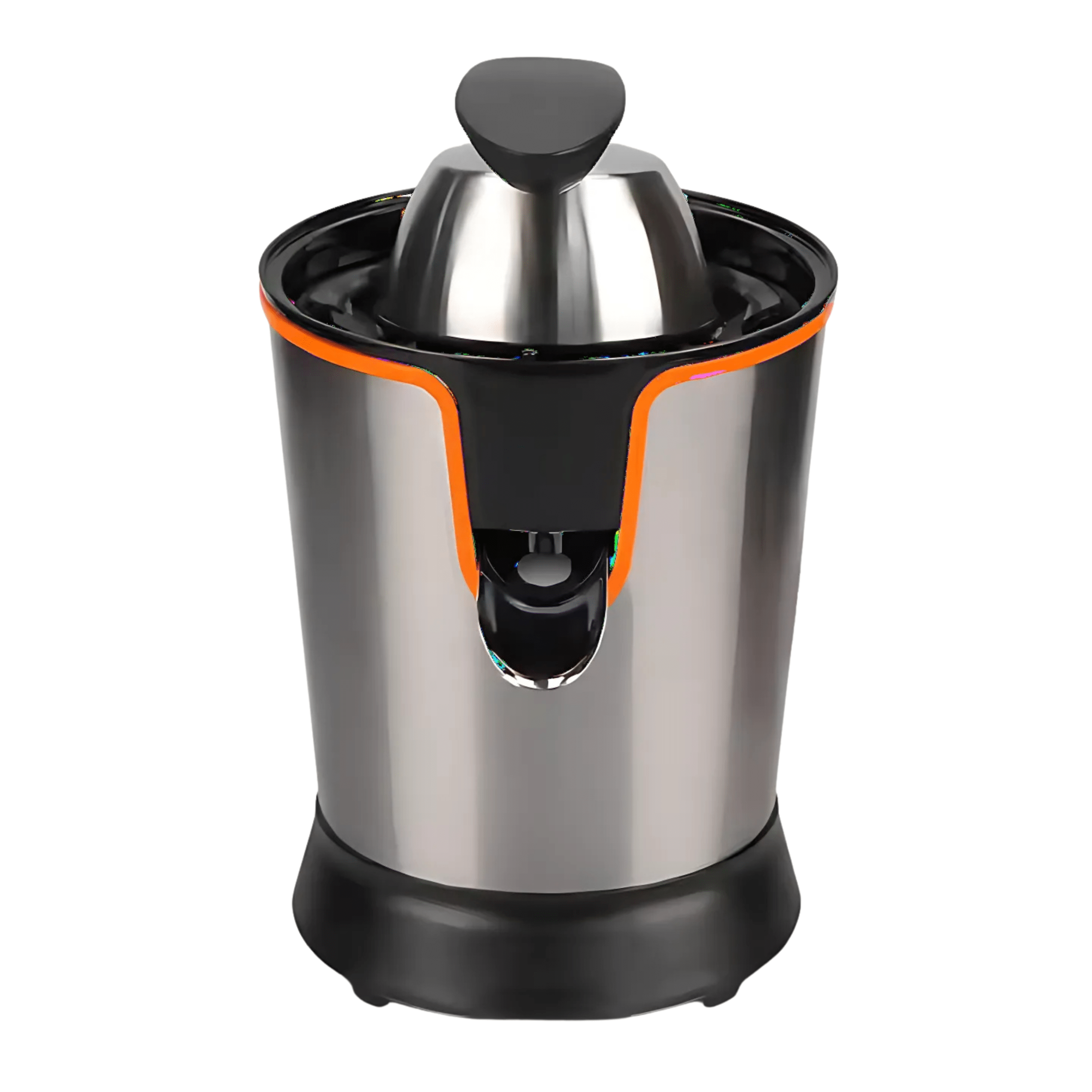 Presse-agrumes Électrique SUZANDECO A Poignée Electric INOXYDABLE + 2 cônes Semi-Professionnel