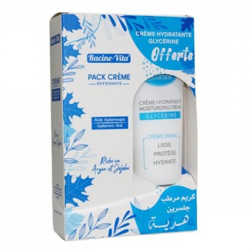 RACINE VITA PACK CRÈME INTENSIVE HYDRATANTE 100 ML + CRÈME MAINS GLYCÉRINE 100 ML
