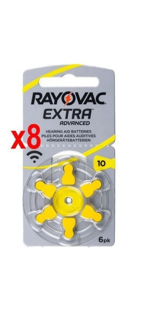 Rayovac piles auditives Rayovac 10 Extra advanced Pack 1x8