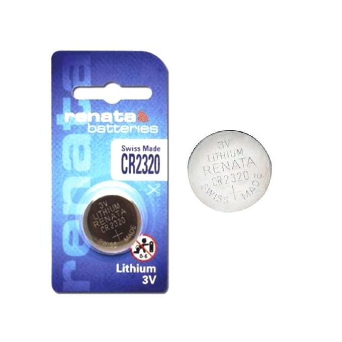 Renata Pile CR2320 3V // Pile Bouton de Lithium 3 volts // Blister 1 unite