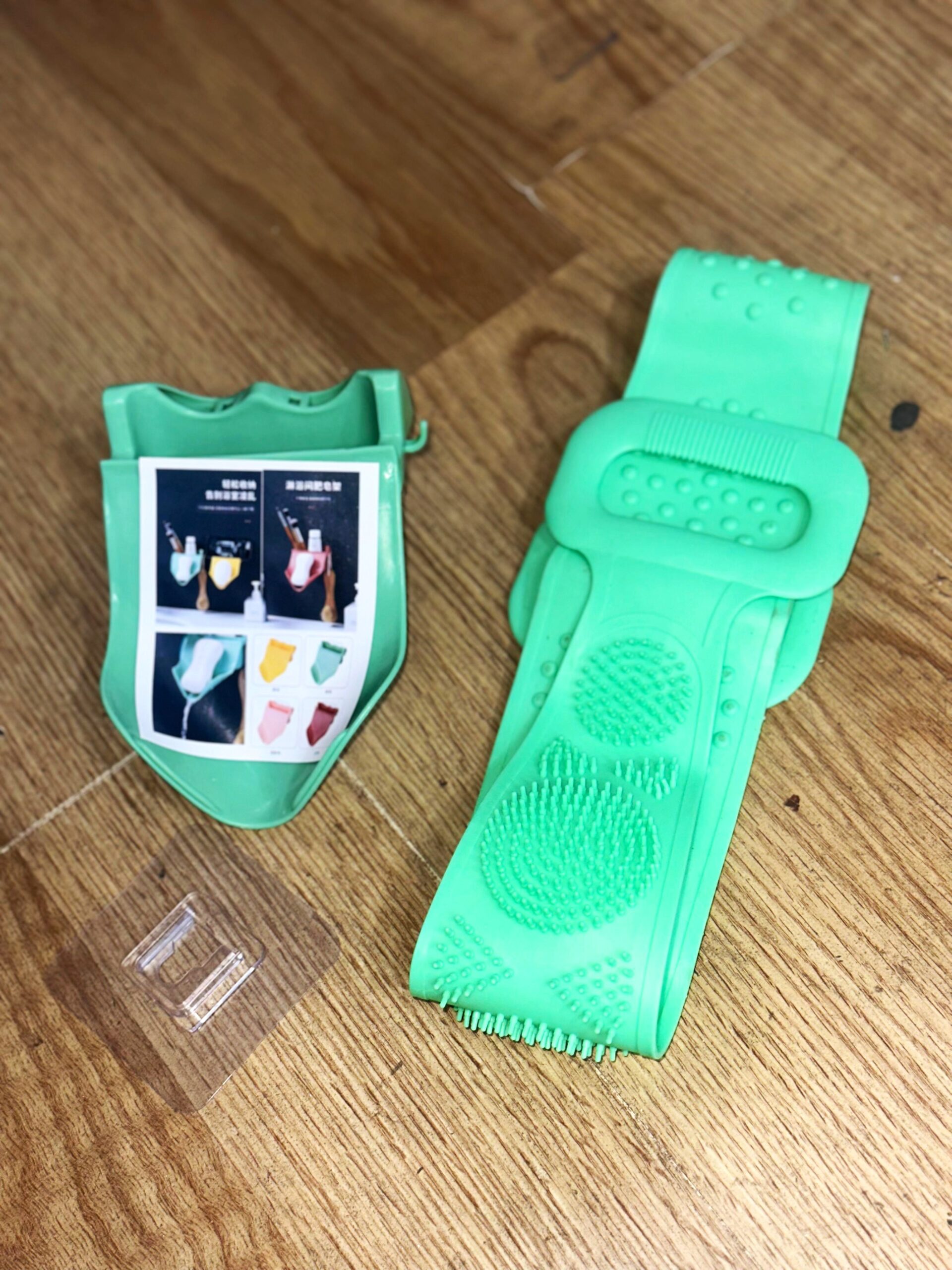 Scrubber arrière en silicone long, Nettoyant pour le dos, Brosse de douche pour corps