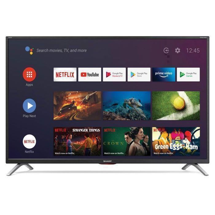 Sharp – Téléviseur Smart TV 43″ Android TV 11 (Modèle T-C425DG6MX)