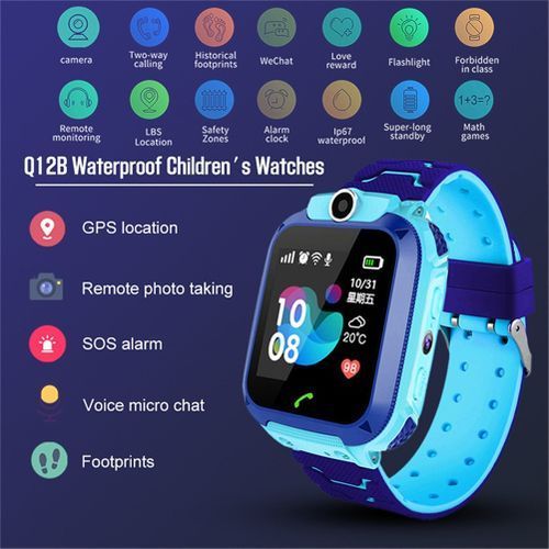 Smart Watch Tactile pour enfants et Bébé avec Caméra carte sim GPS localisateur