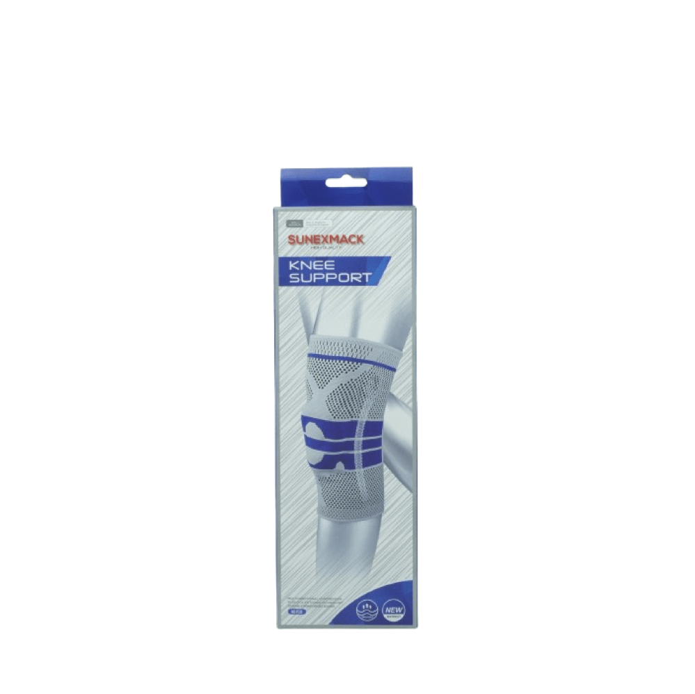 SUNEXMACK KNEE SUPPORT-Genouillères Gris et bleu