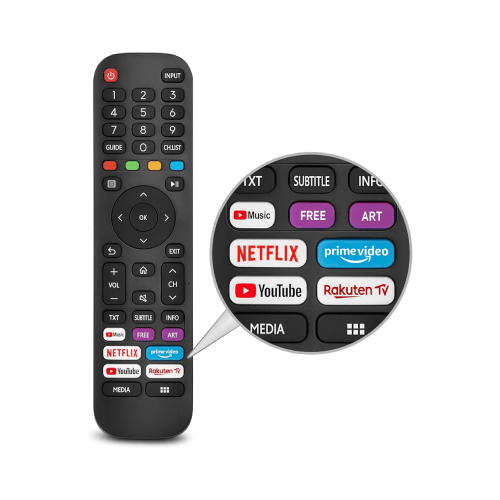 Télécommande pour tv HISENSE