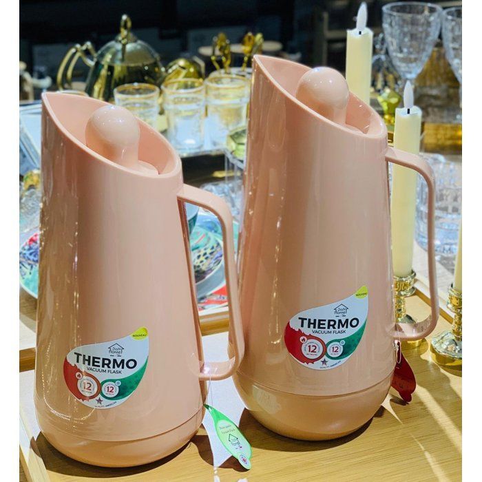 Thermos 2 pieces 1L+500ML - bouteille isotherme Set de 2 Thermos couleurs aléatoires