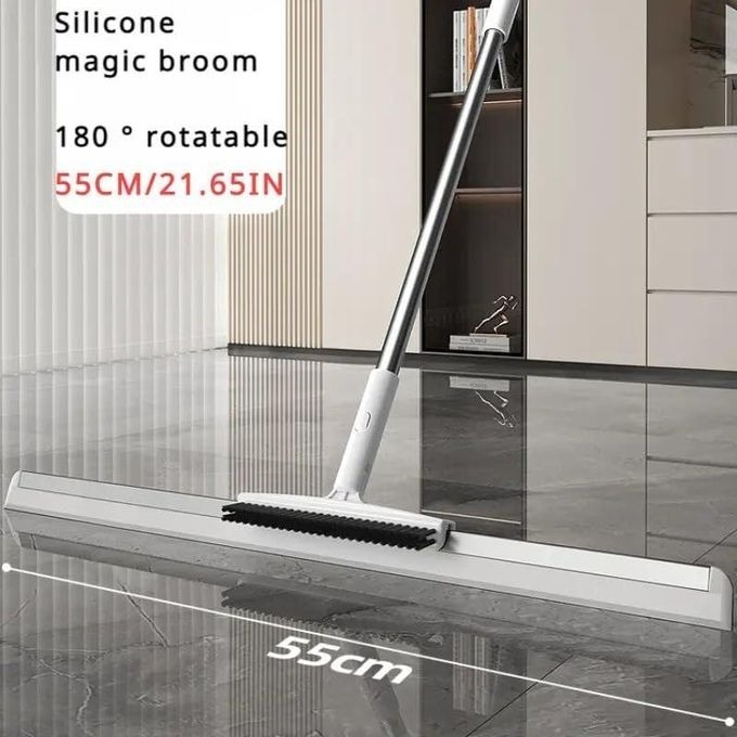 Vadrouille Magique 2 en 1 – Brosse de Nettoyage et Mop Multifonction