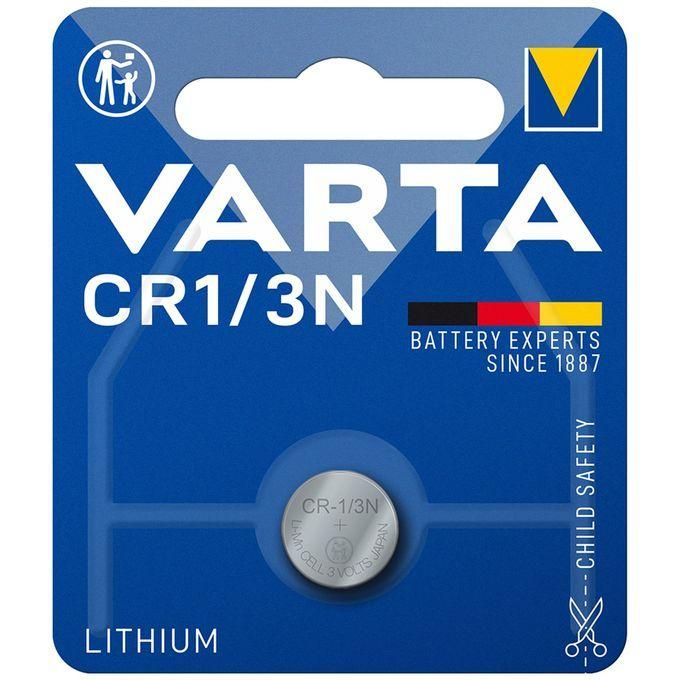 VARTA Pile Lithium CR1 / 3N 3V, Batterie 3 volts, D 11,6 mm H 10,8 mm CR11108 CR1/3N