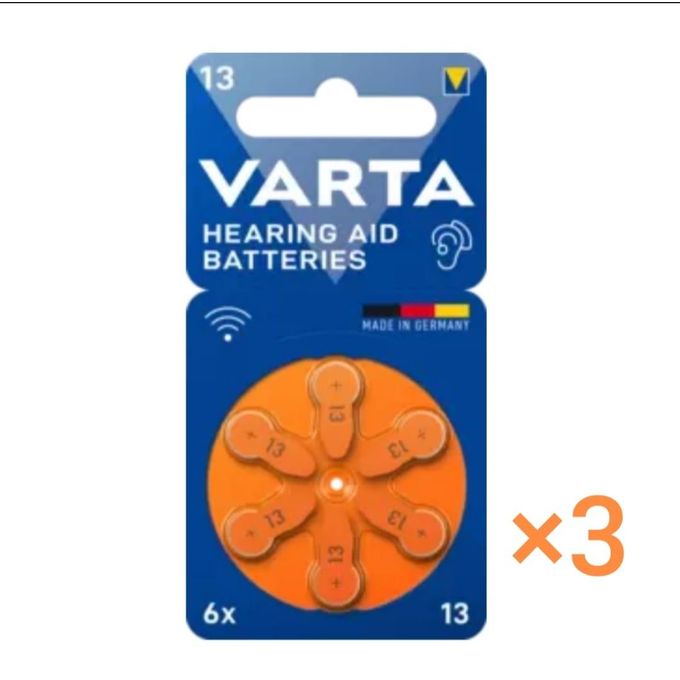 VARTA Professional Batterie S13 - Pile Auditive Haute Qualité Max Performance,3 Pack