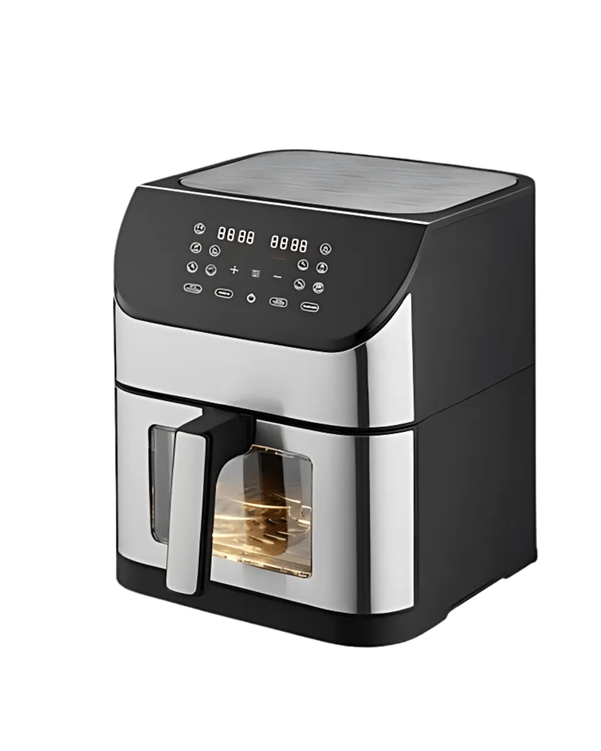 Venezia Friteuse électrique à air friteuse sans huile XXL 8 litres friteuse air fryer écran tactile LED