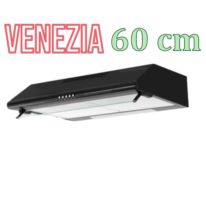 VENEZIA Hotte noire 60CM fabrique en turquie